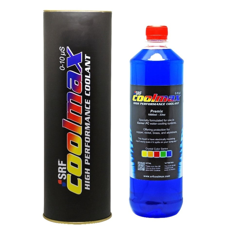 SRF Coolmax Bilgisayar Soğutma Sıvısı 1lt Kristal Mavi