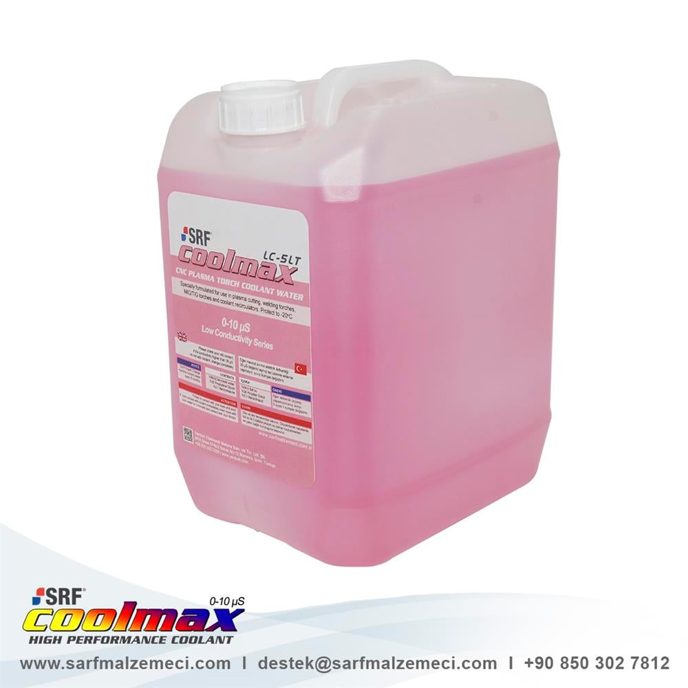 SRF Coolmax Plazma Torch Coolant Water (LC) 5lt