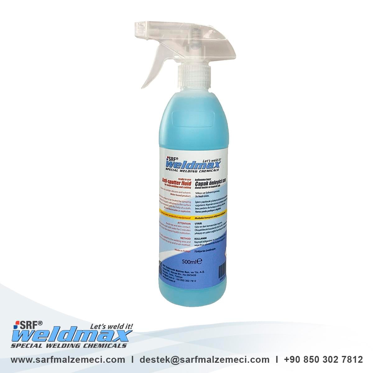 SRF Weldmax® Kaynak Çapak Önleyici Sıvı - 500ml