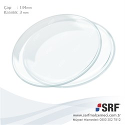 Lazer Koruma Camı D134D3 Çap:134mm Kalınlık:3mm