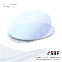Lazer Lens Koruma Camı D50.8D1 Çap:50.8mm Kalınlık:1mm
