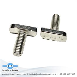 Schafer + Peters T Başlı Paslanmaz Civata M8x20