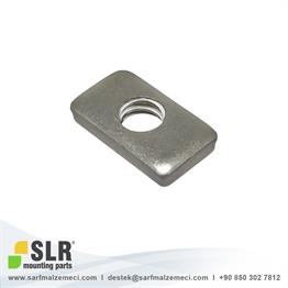 SLR Paslanmaz Dikdörtgen Somun M8-24x12,70x3,80