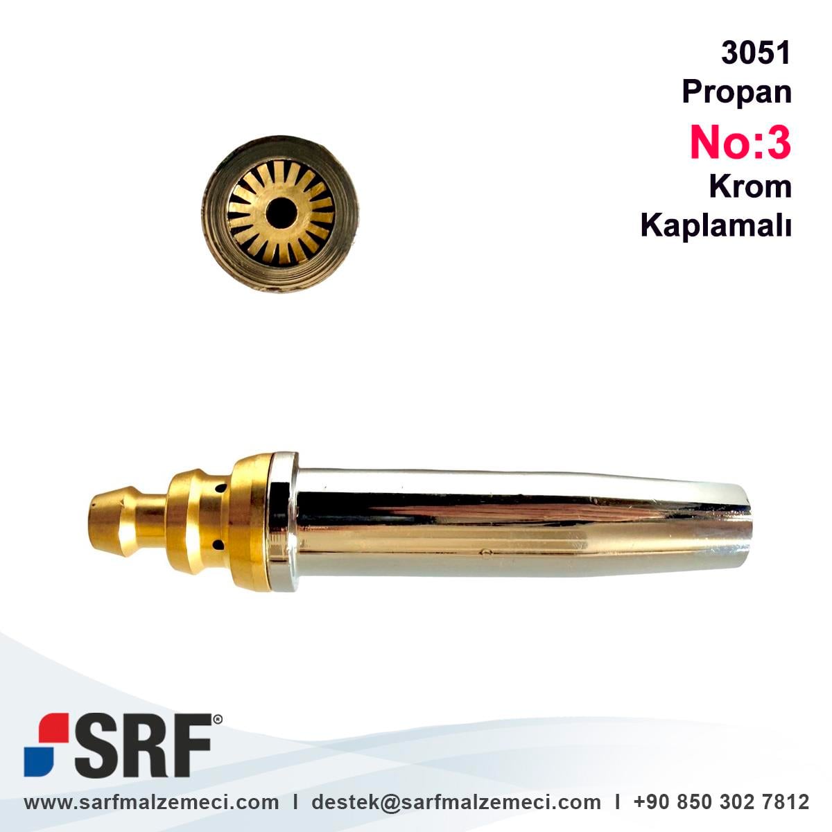 3051GE No:3Cr Tanaka® Uyumlu Oksijen Kesme Nozul
