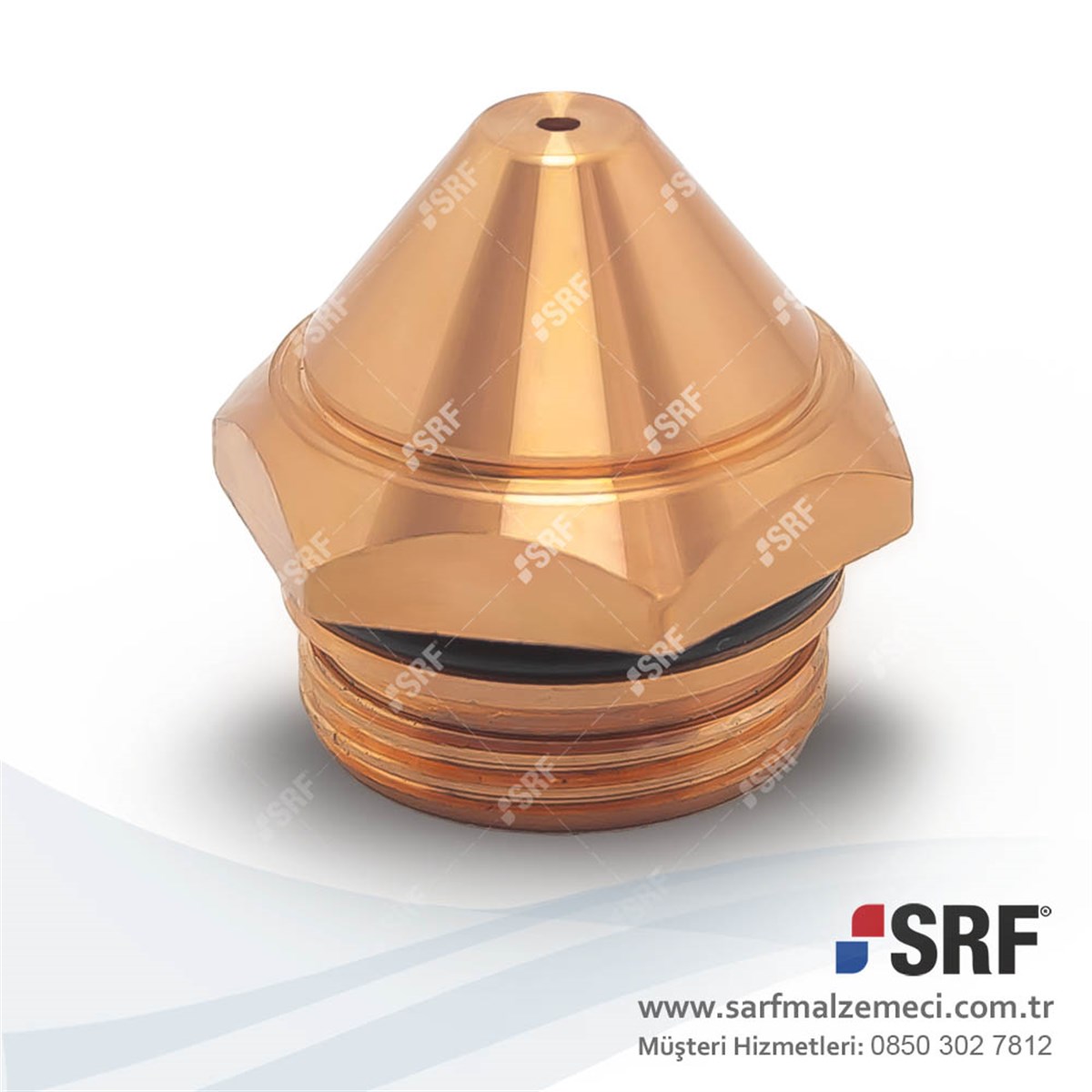 AJAN PLAZM AUYUMLU Nozzle N6 (Krom)
