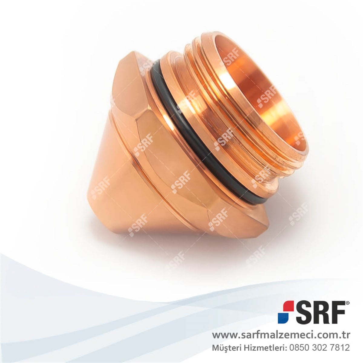 Ajan plazma uyumlu Nozzle N4 (Krom)