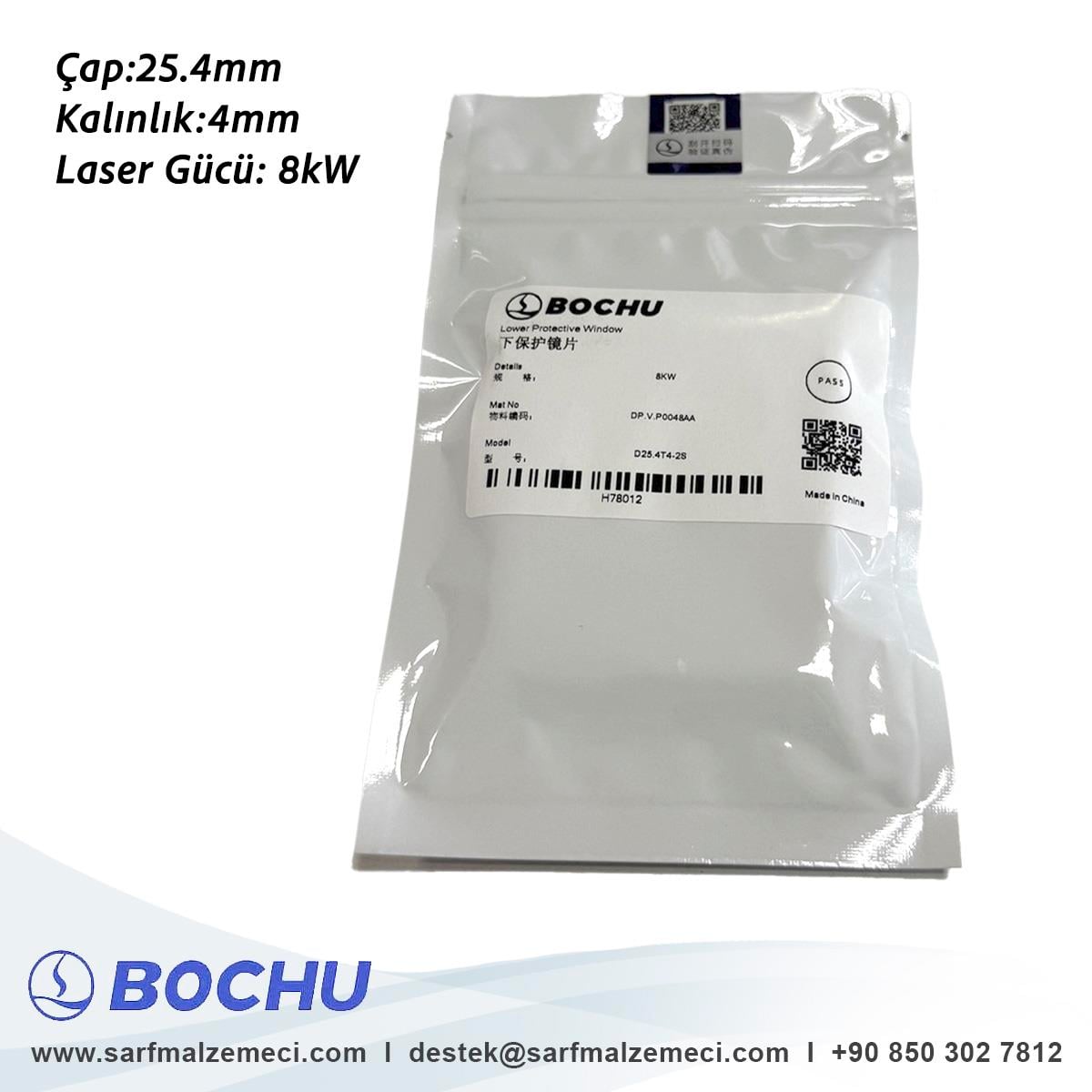 D25.4 T4 Lazer Lens Koruma Camı - 8kW