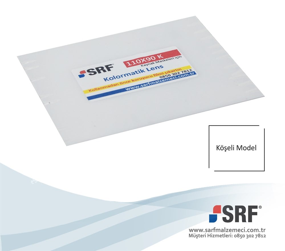 Kolormatik Kaynak Maskesi Koruma Camı (Lens) 110x90mm Köşeli
