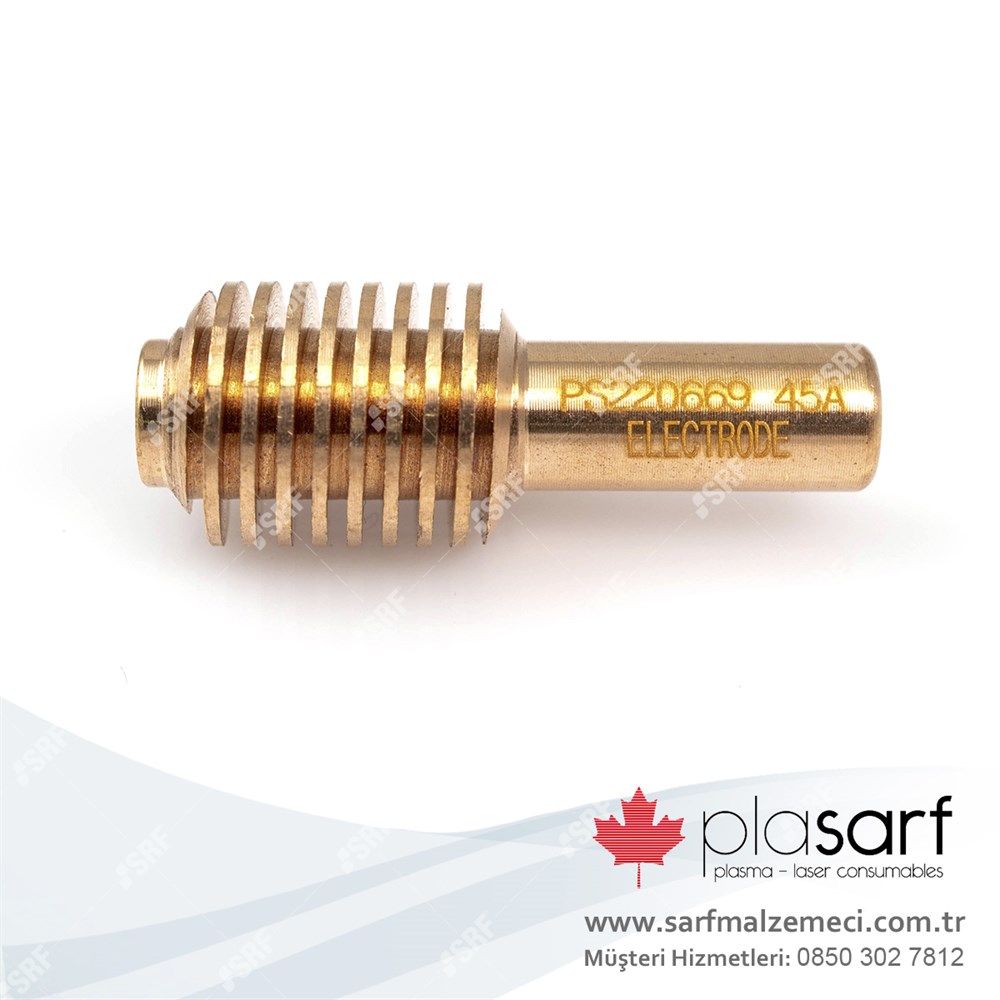 Plasarf Electrode 45A (Hypertherm® 220669 Uyumlu)