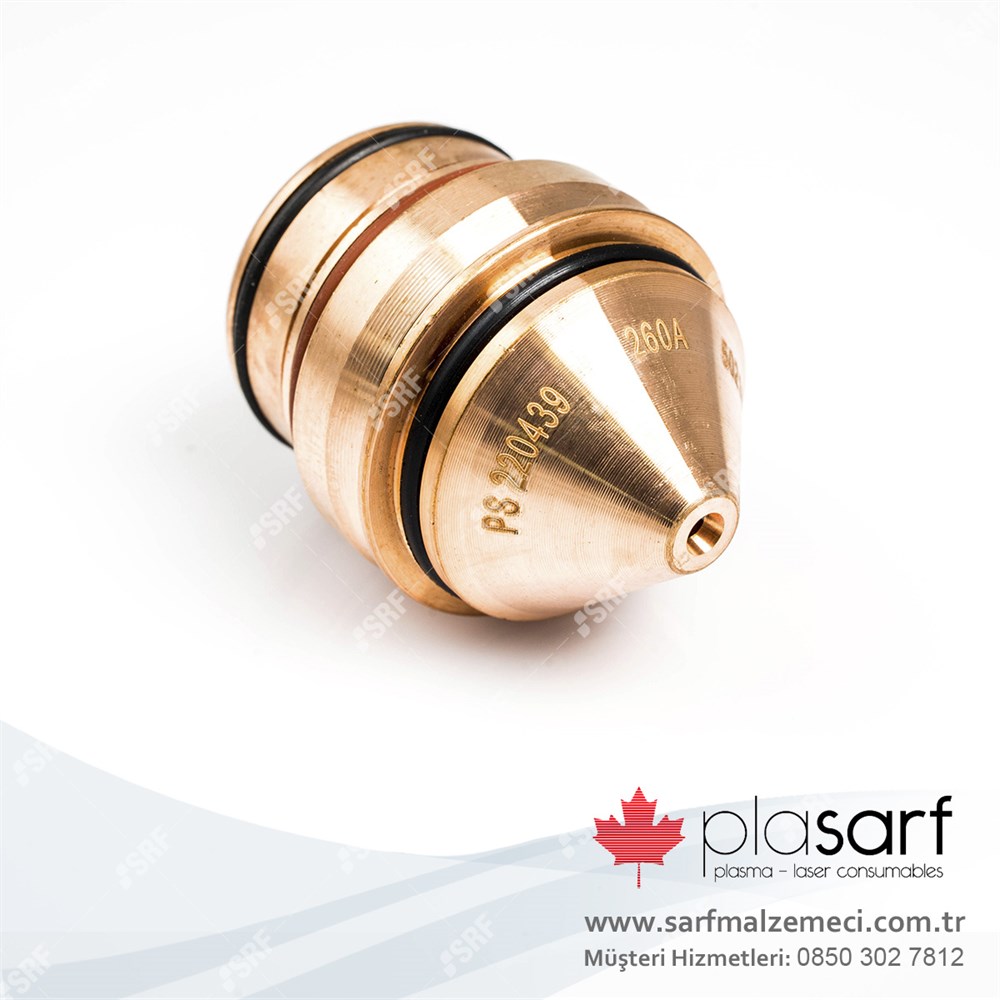 Plasarf Nozzle 260A (Hypertherm® 220439 uyumlu)
