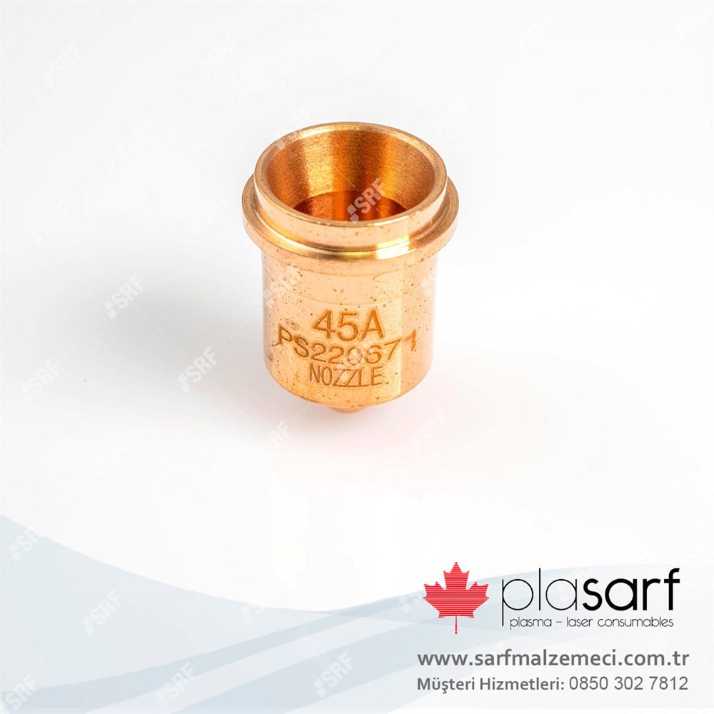 Plasarf Nozzle 45A (Hypertherm® 220671 Uyumlu)