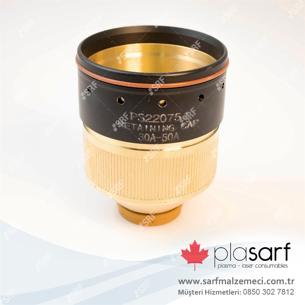 Plasarf Retaining Cap 30A-50A (Hypertherm® 220754 Uyumlu)