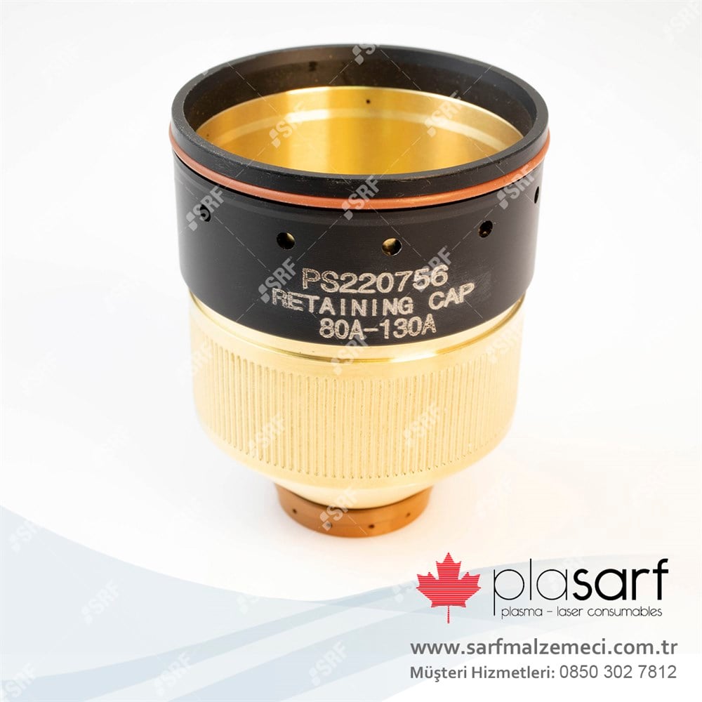 Plasarf Retaining Cap 80A-130A (Hypertherm® 220756 Uyumlu)