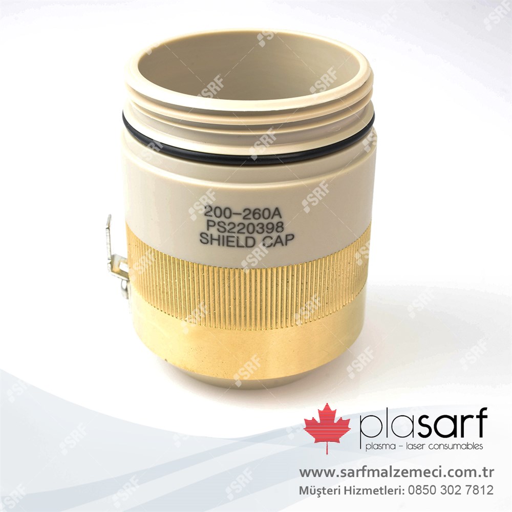 Plasarf Shield Cap 200A-260A (Hypertherm® 220398 uyumlu)