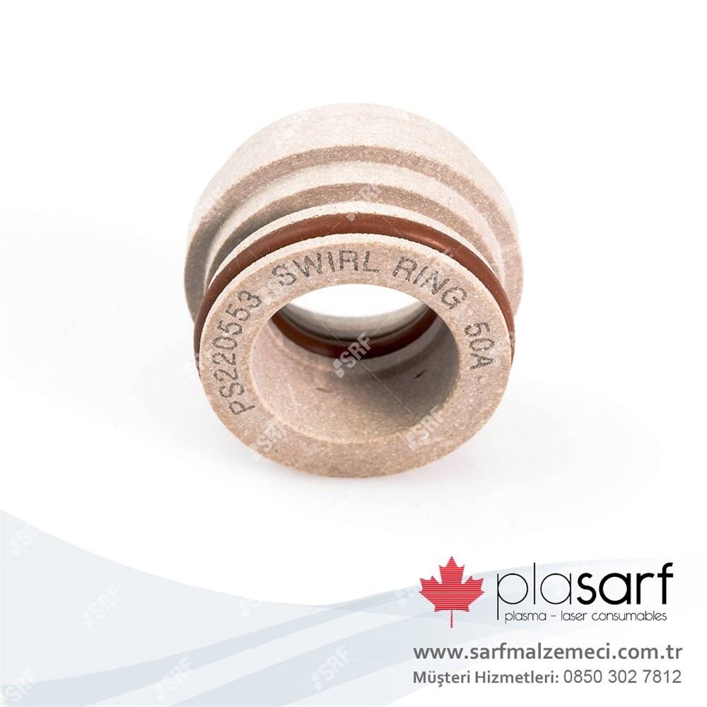 Plasarf Swirl Ring 50A (Hypertherm® 220553 uyumlu)