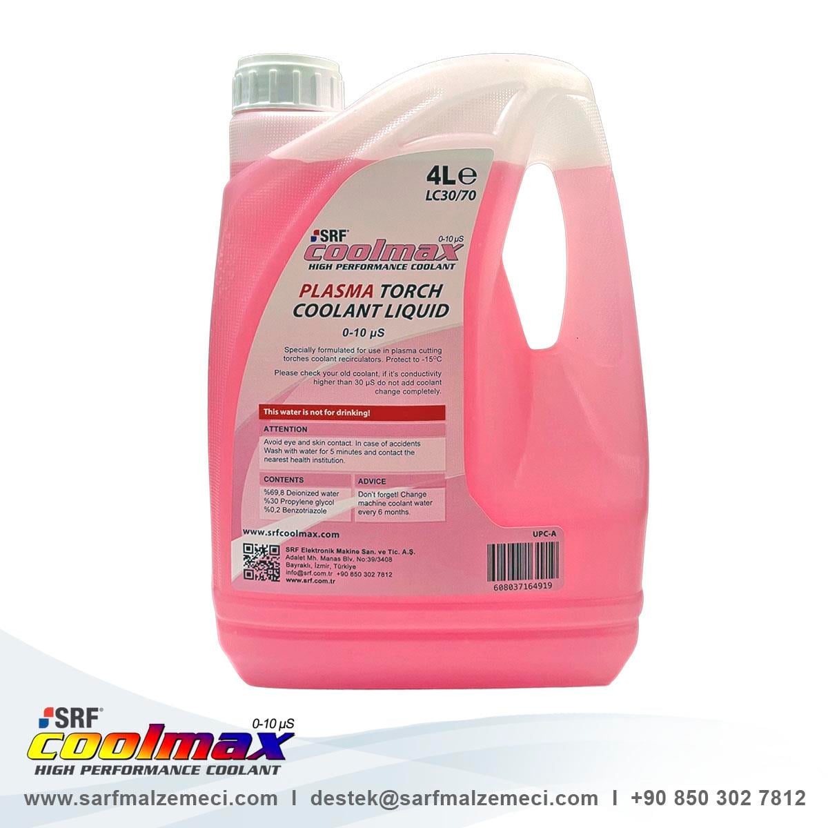 Plazma Torç Soğutma Sıvısı (Coolant Water) LC 4L