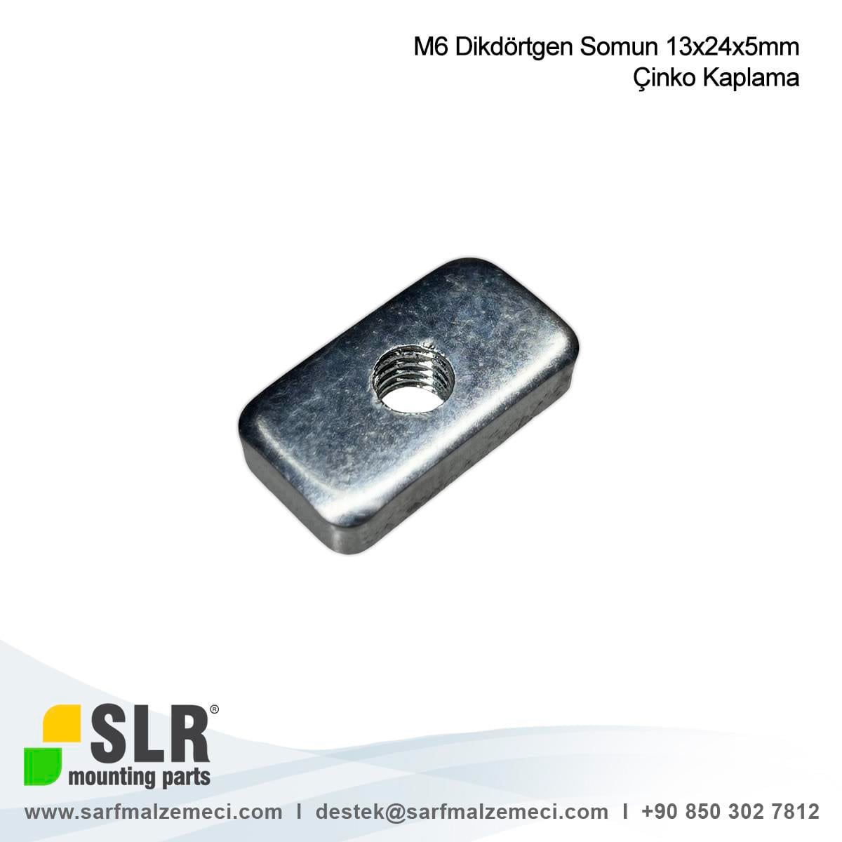 SLR M6 Dikdörtgen somun 13x23