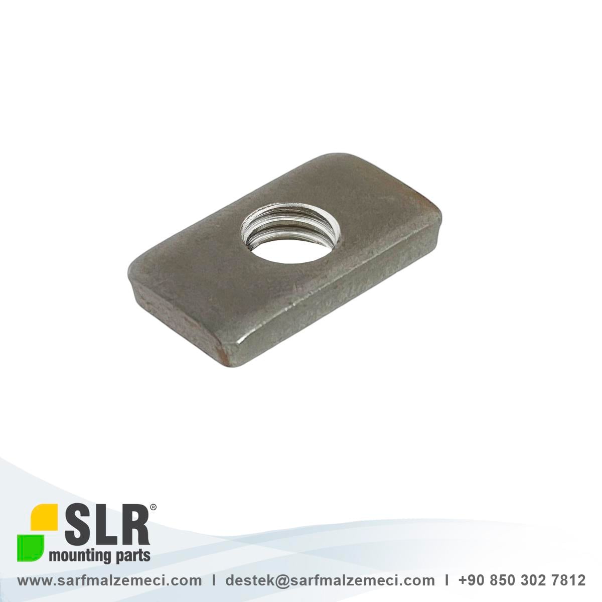 SLR M8 12.80x22.75mm Paslanmaz Dikdörtgen Somun