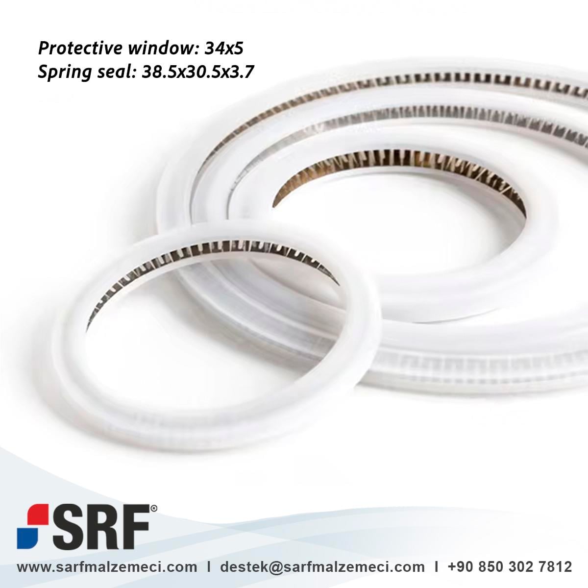 SRF® BOCI BLT641 SPRING SEAL (34x5 O-RING) 38.5x30.5x3.7