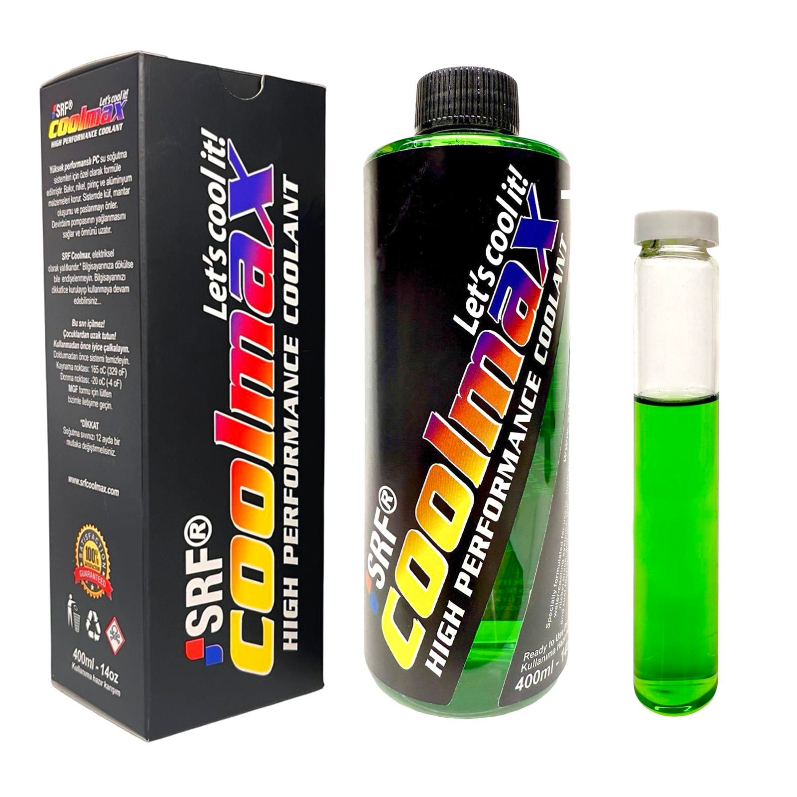 SRF Coolmax Bilgisayar Soğutma Sıvısı Kristal Yeşil 400ml