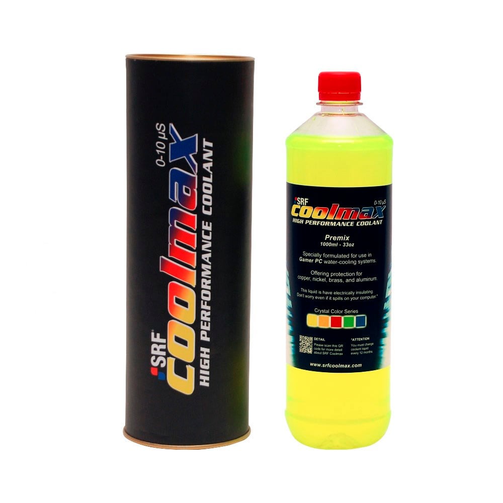 SRF Coolmax - Bilgisayar Soğutma Sıvısı 1000ml - Asit Sarı