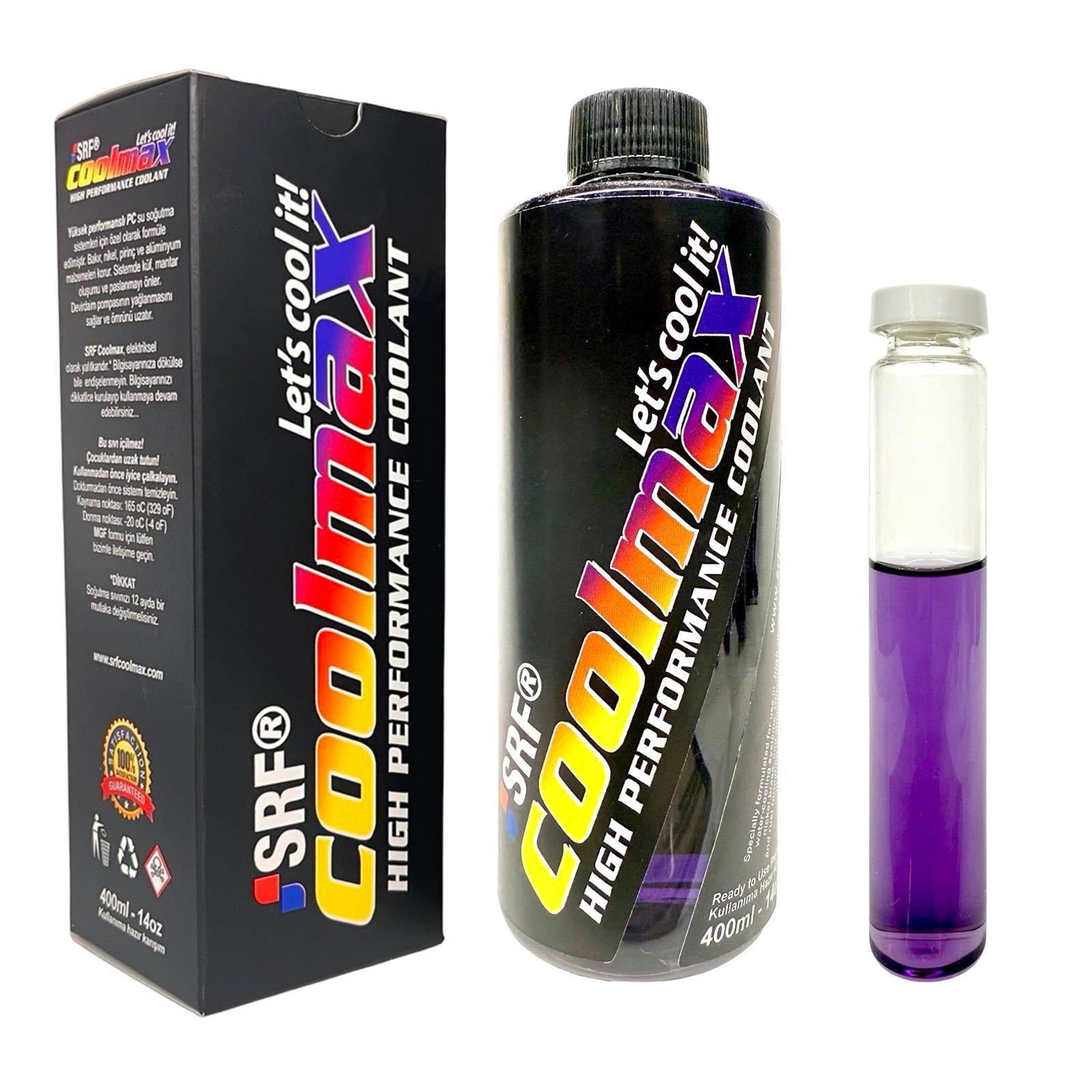 SRF Coolmax Bilgisayar Soğutma Sıvısı Kristal Mor 400ml