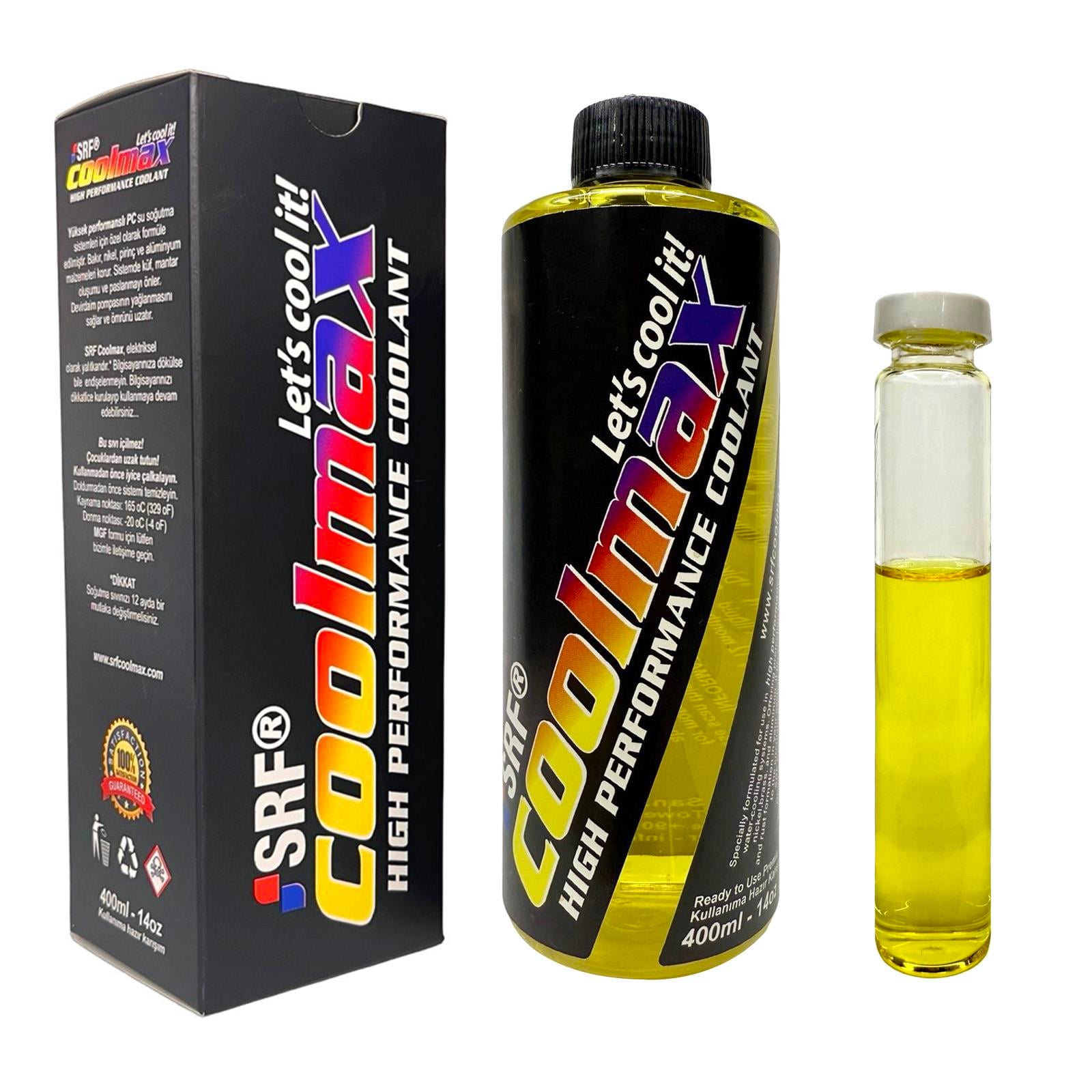 SRF Coolmax Bilgisayar Soğutma Sıvısı Kristal Sarı 400ml