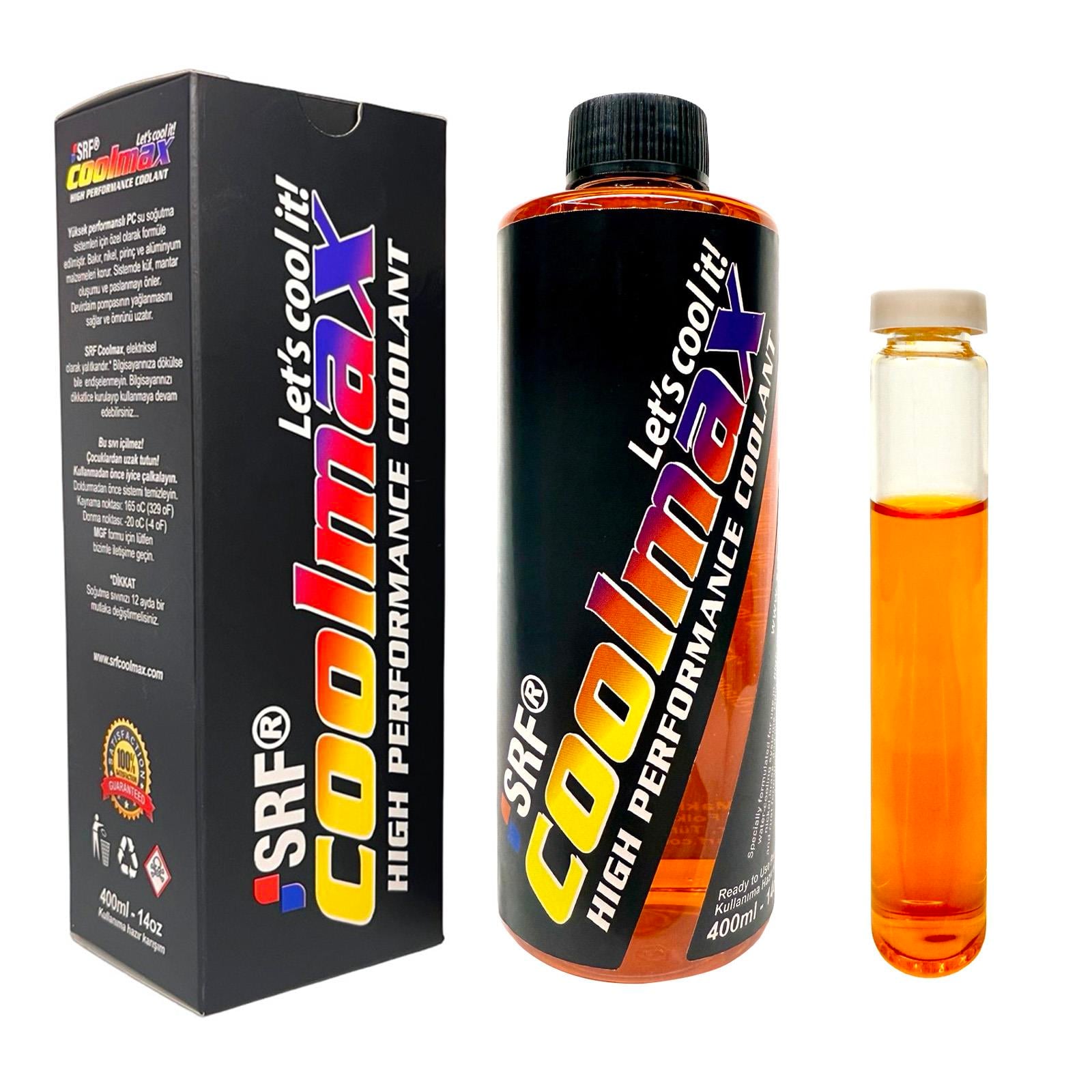 SRF Coolmax Bilgisayar Soğutma Sıvısı Kristal Turuncu 400ml