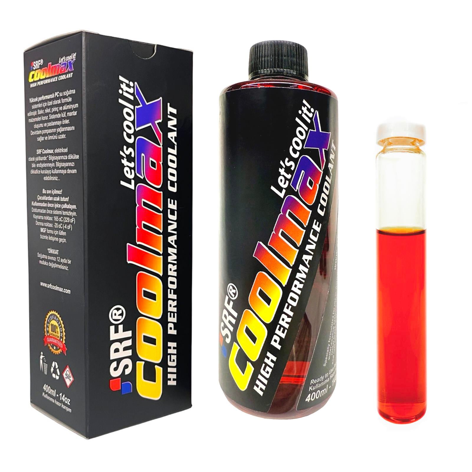 SRF Coolmax Bilgisayar Soğutma Sıvısı Kristal Kırmızı 400ml
