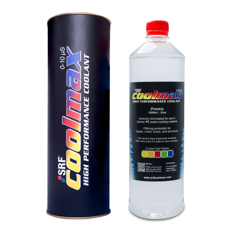 SRF Coolmax Bilgisayar Soğutma Sıvısı 1lt Kristal Şeffaf