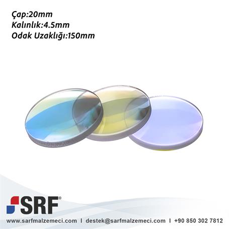 SRF® Lazer Kaynak Fokus Lens D20 F150 T4.5