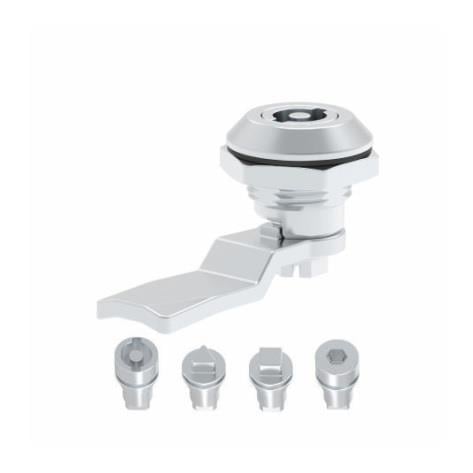 201.11.11.15.CM - Yaylı Pano Kilidi Üçgen Göbek-Krom Kaplamalı - OSKAR - Kilit - Yaylı Pano Kilidi