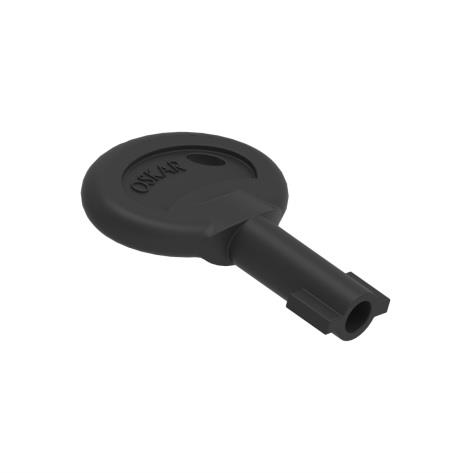 203-3.K1 - Plastik 3MM DB Anahtar - OSKAR - Kilit - Yaylı Pano Kilit Anahtarı - Mini Boy