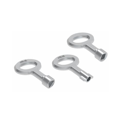 203-2.K1.2 - Mini Boy 3MM DB Anahtar Siyah Boyalı - OSKAR - Kilit - Yaylı Pano Kilit Anahtarı - Mini Boy