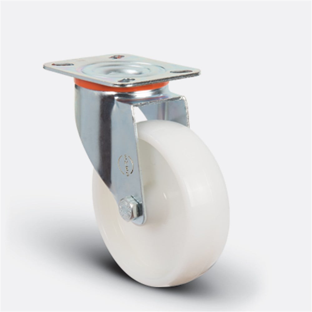 EM01 ZKZ 125 - Çap:125 Oynak Tablalı Poliamid, Burçlu, Hafif Sanayi Tekerleği - Emes Teker