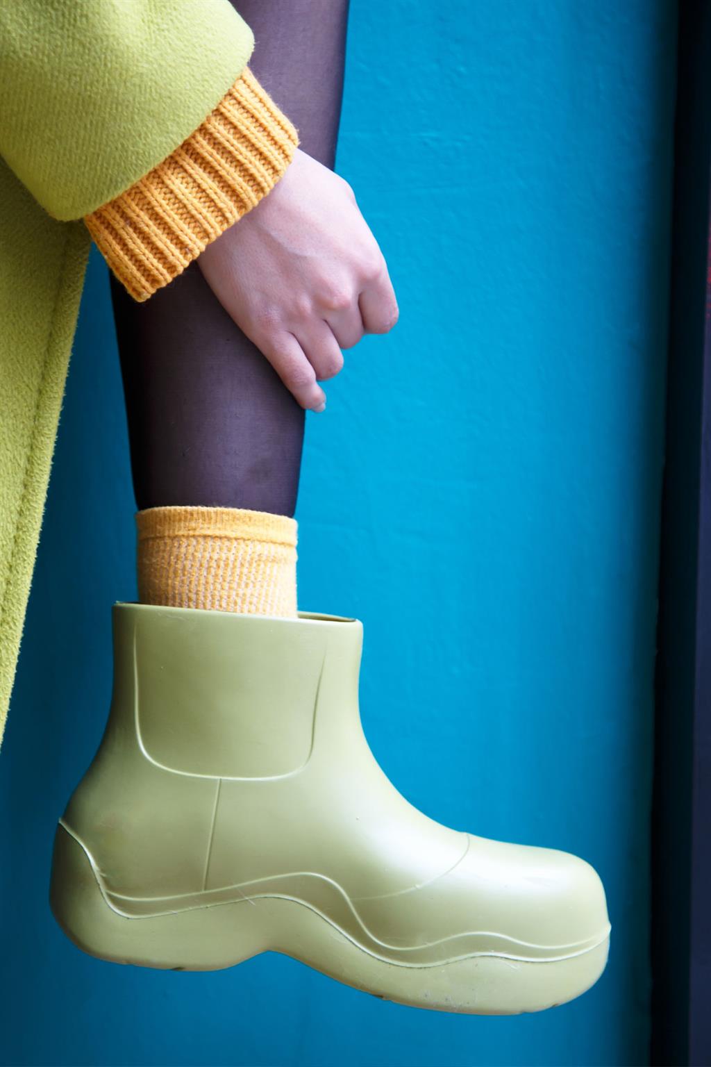 Shoetek Viviana Kadın Yağmur Botu Yeşil