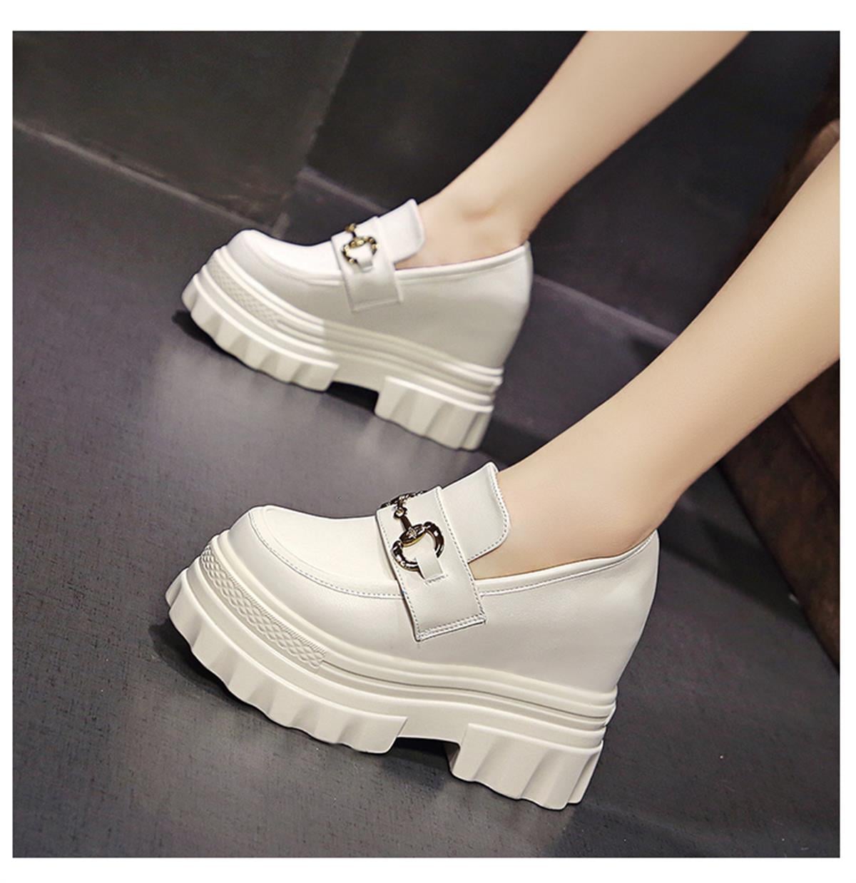 Dolgu Topuk Loafer 11 cm