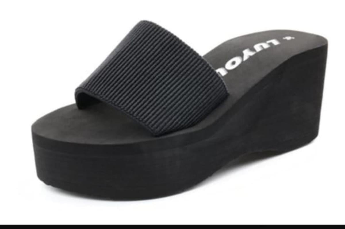 Dolgu Topuk Plaj Terliği