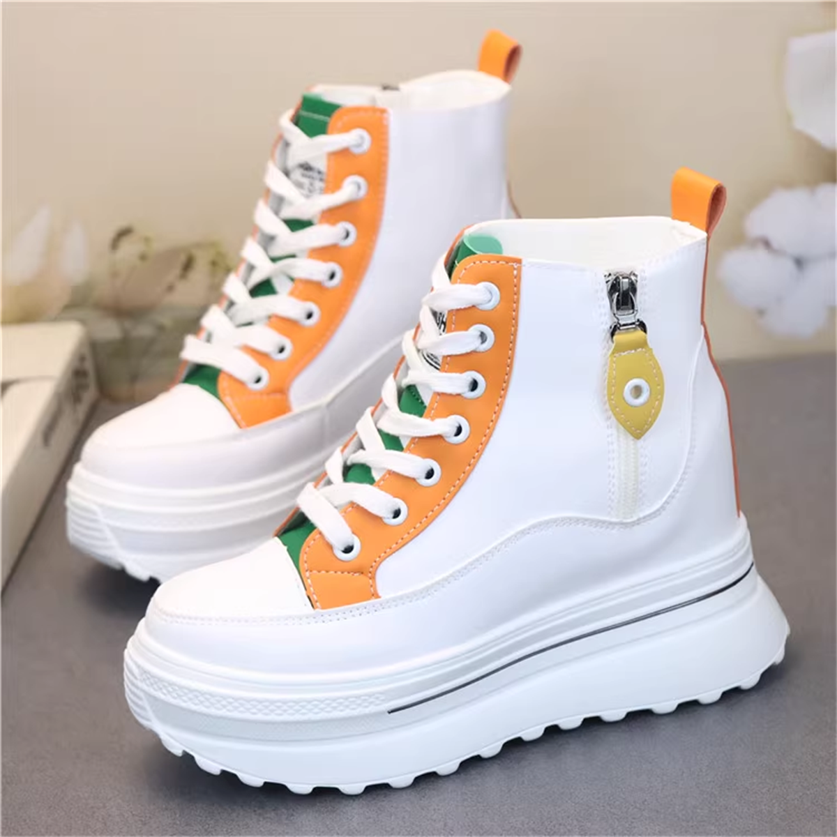 Dolgu Topuk Renkli Bot