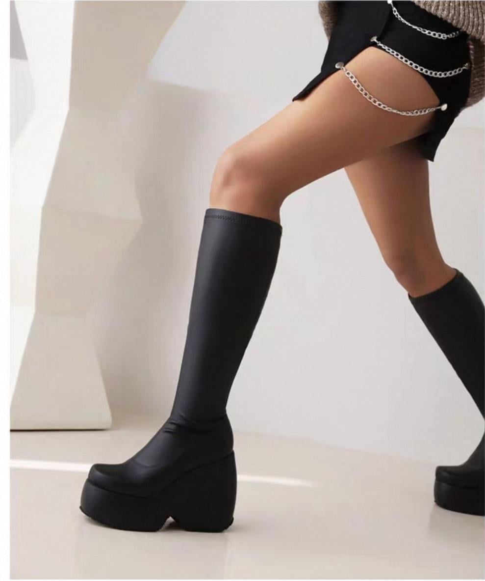 Dolgu Topuk Çizme
