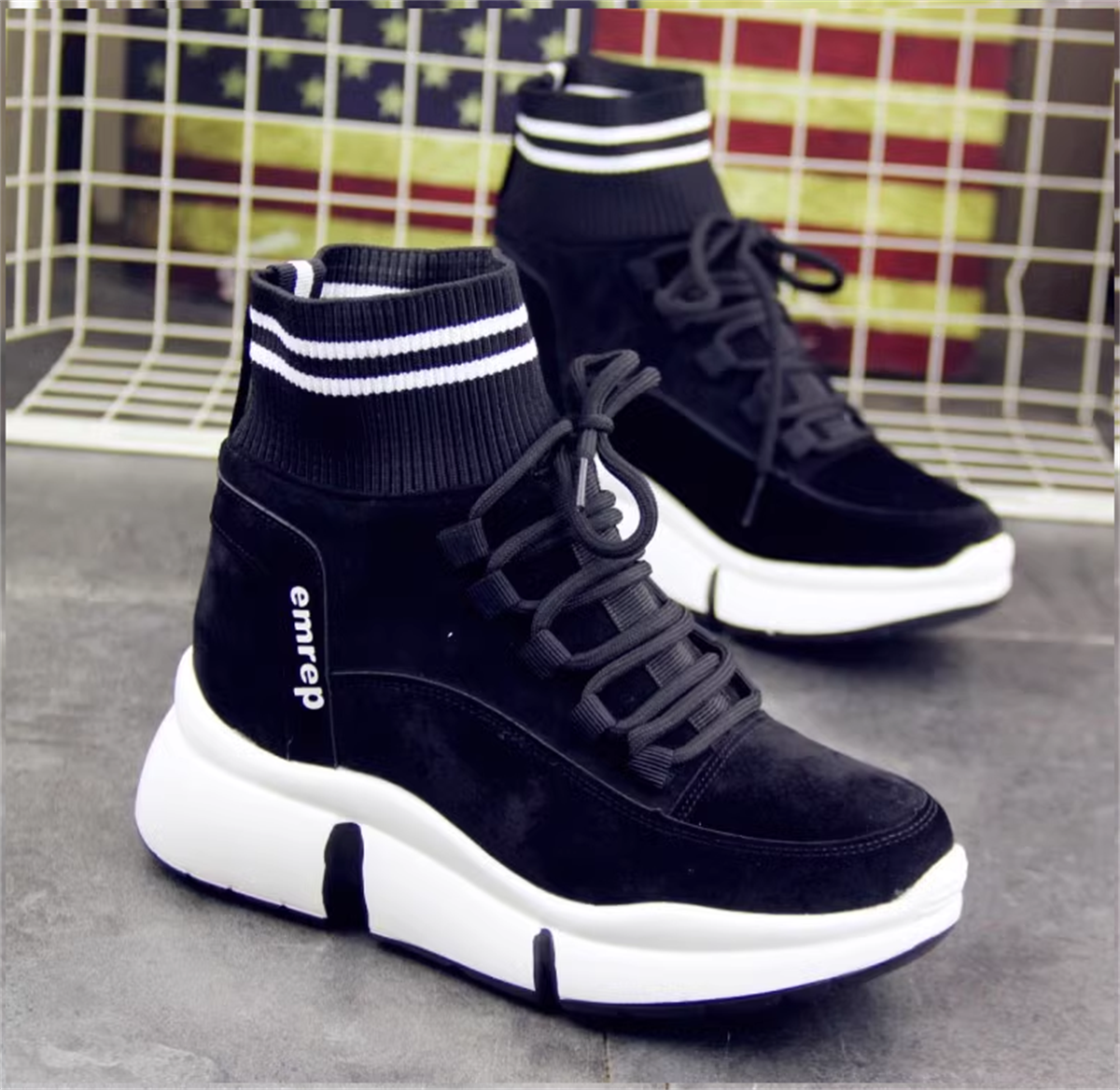 Dolgu Topuk Triko Bot