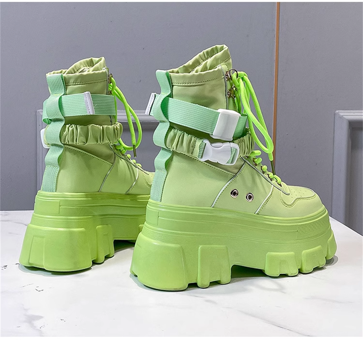 Dolgu Topuk Yeşil Bot