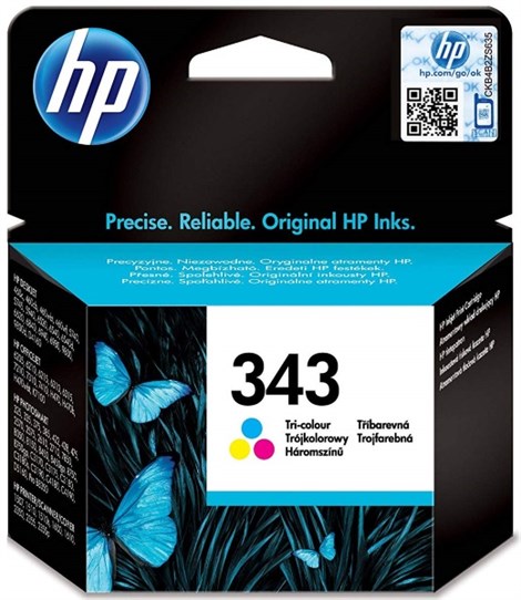 HP 343-C8766E 7ml Tri Color CMY Mürekkep Kartuş 330 Baskı