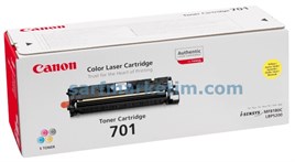 Canon 701 Orijinal Yüksek Kapasiteli Sarı Toner 4000 Baskı