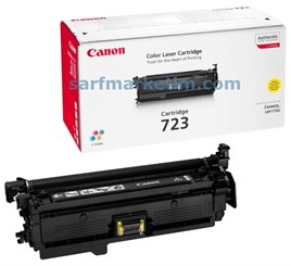 Canon 723 LBP 7750Cdn Orijinal Sarı Toner 8500 Baskı