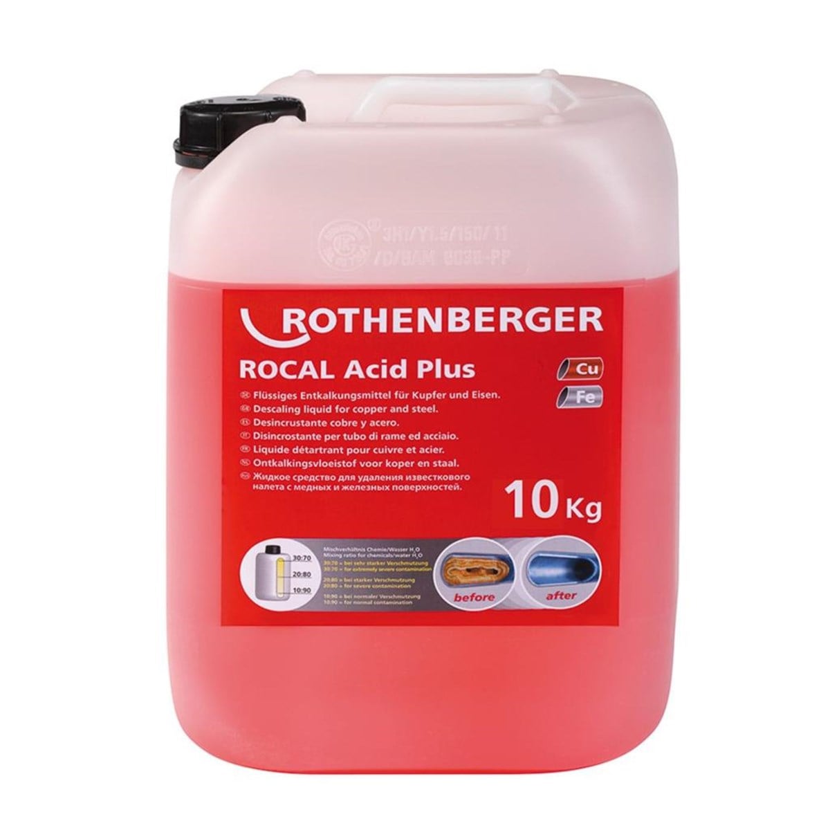 Kireç Temizleme Kimyasalı ROCAL Acid Plus 10 kg