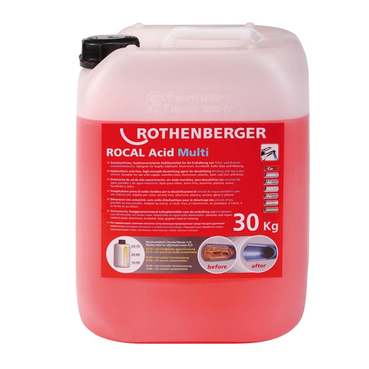Kireç Temizleyici - Rocal Acid Multi 30 kg