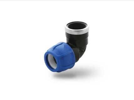 POELSAN KABLİN DİŞİ DİRSEK GALV. METAL YÜZÜKLÜ 