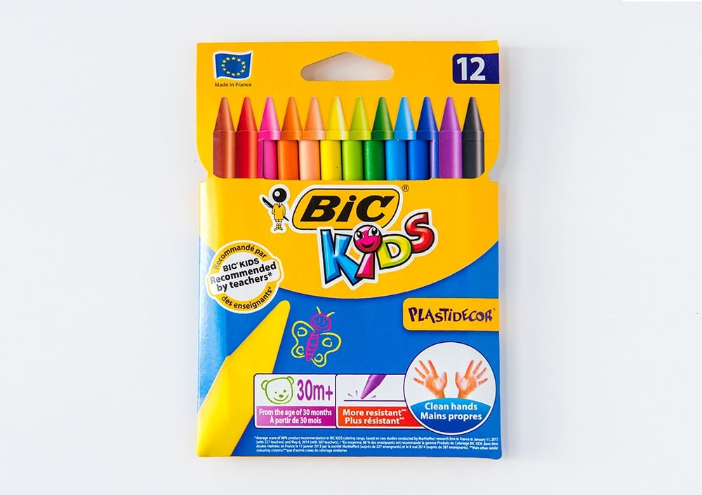 BİC Plasticolor Pastel 12li