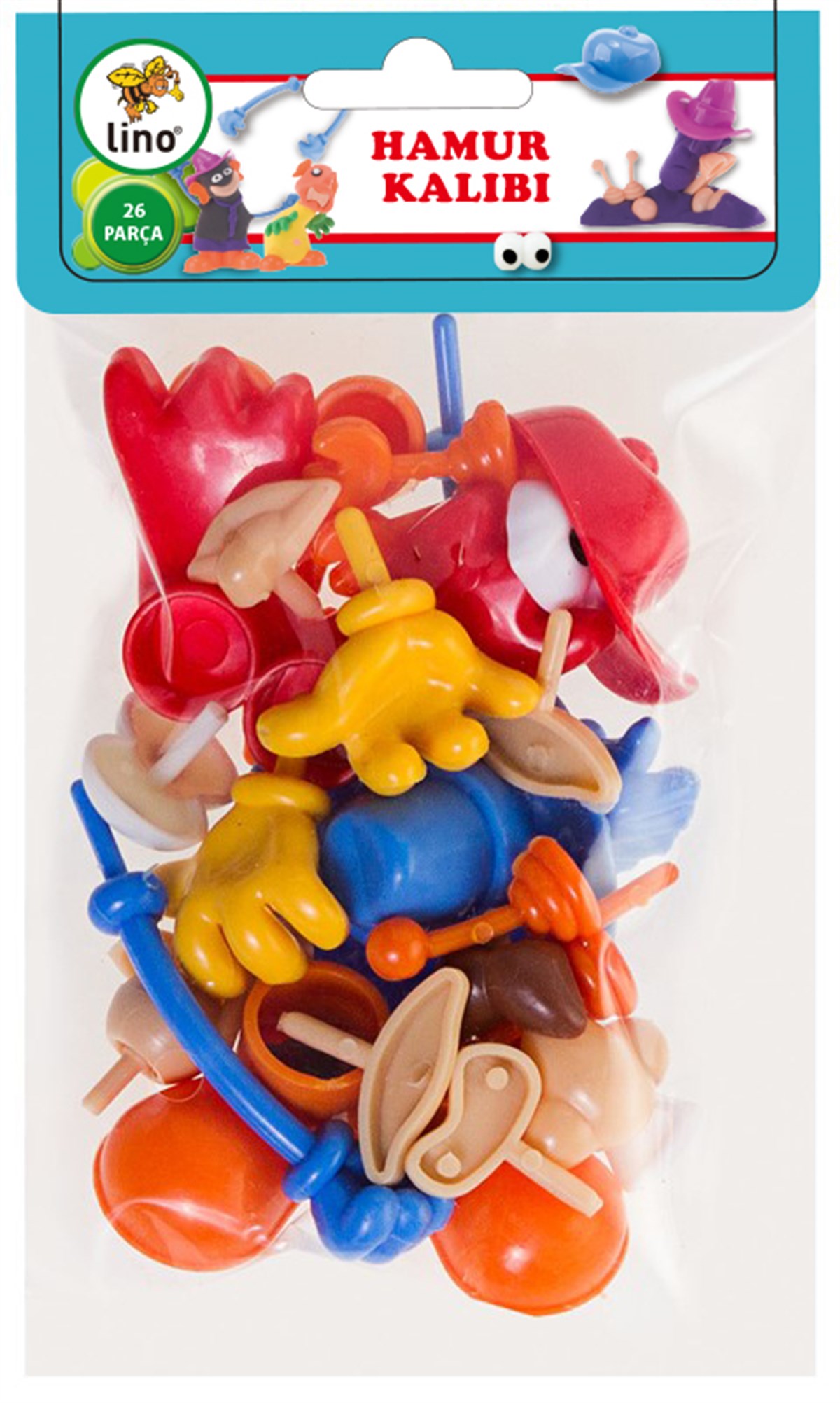 Lino Oyun Hamuru Kalıbı - 26 Parça